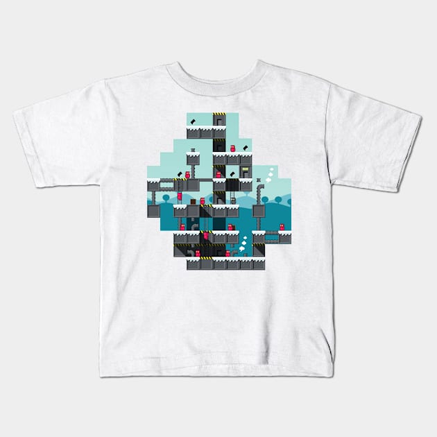 Arcade game Kids T-Shirt by krzykostrowski